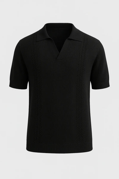 Polo Élégant pour Homme – Noir