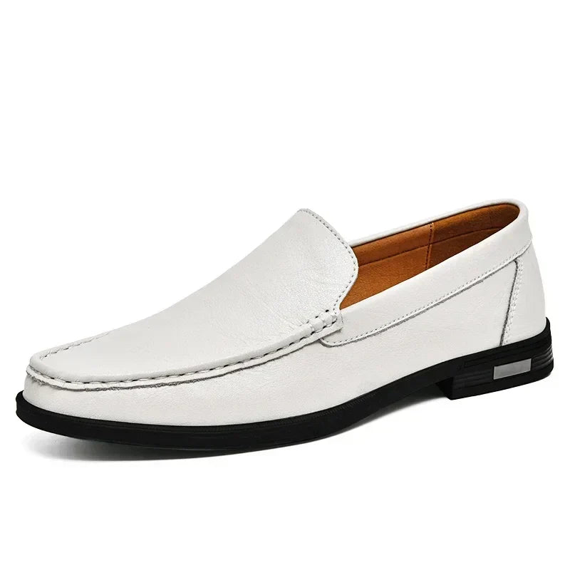 Mocassins à enfiler de style vintage pour hommes
