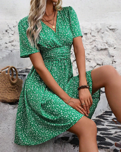 Robe Boho décontractée à manches courtes pour femmes