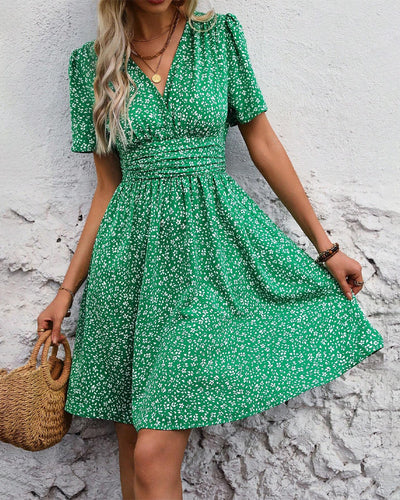 Robe Boho décontractée à manches courtes pour femmes