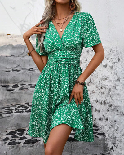 Robe Boho décontractée à manches courtes pour femmes