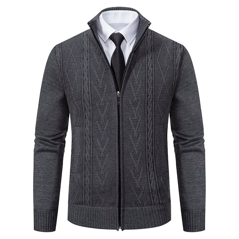 Pull Classique Homme – Design Zippé Intemporel avec Détails Fins