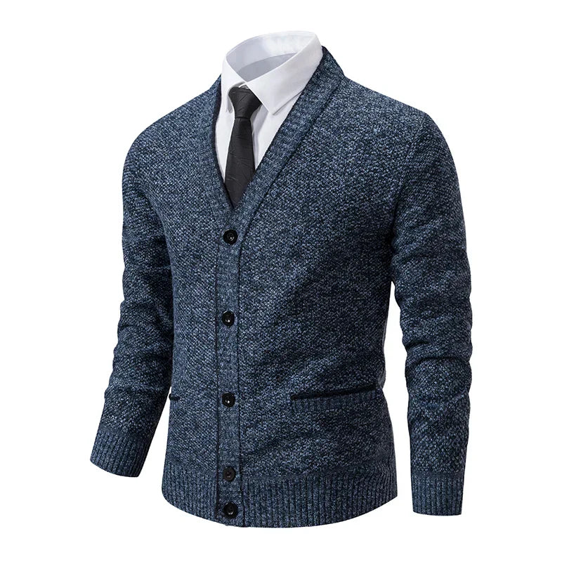 Cardigan Classique Homme – Design Boutonné Raffiné et Minimaliste