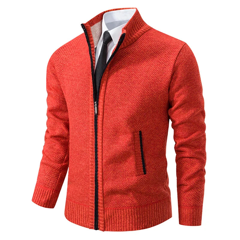 Pull Zippé Homme – Maille Raffinée avec Finition Moderne