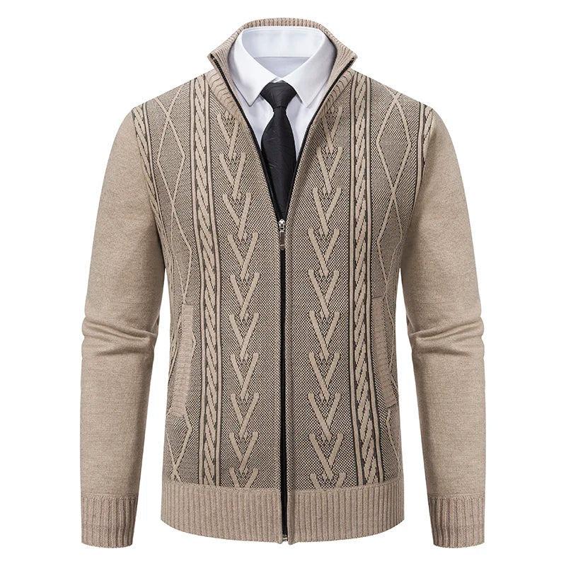 Pull Classique Homme – Design Zippé Intemporel avec Détails Fins
