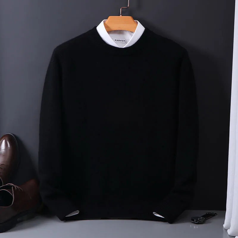 Pull Classique Homme – Col Rond Intemporel pour Look Quotidien