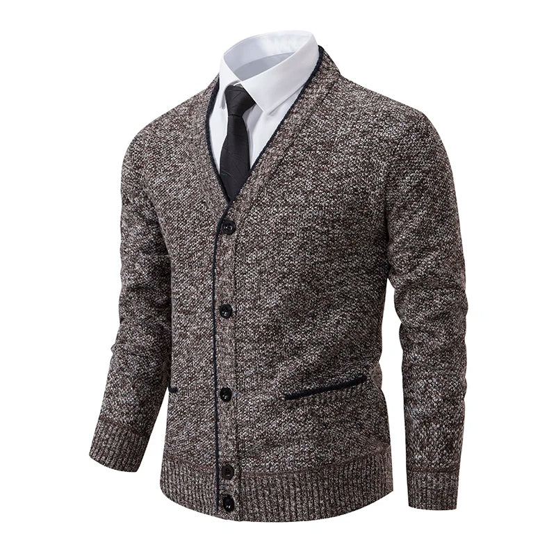 Cardigan Classique Homme – Design Boutonné Raffiné et Minimaliste