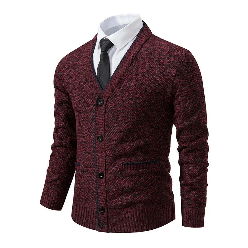 Cardigan Classique Homme – Design Boutonné Raffiné et Minimaliste