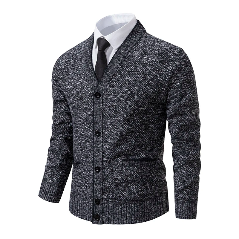 Cardigan Classique Homme – Design Boutonné Raffiné et Minimaliste