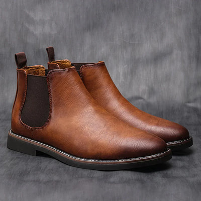 Bottes Chelsea élégantes en cuir pour hommes