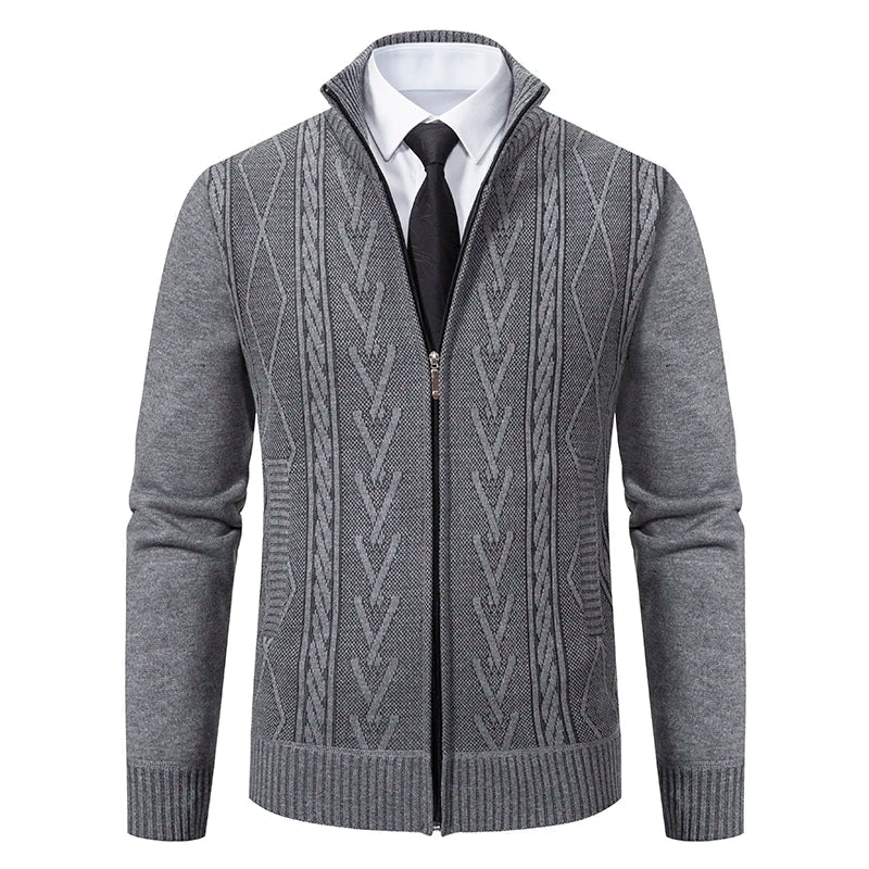 Pull Classique Homme – Design Zippé Intemporel avec Détails Fins