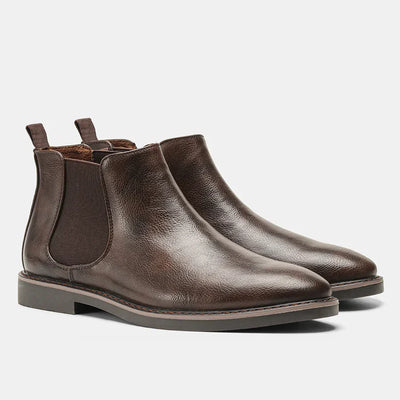 Bottes Chelsea élégantes en cuir pour hommes