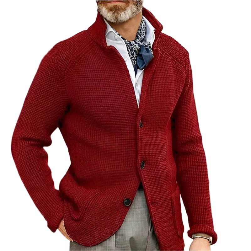 Cardigan en Maille Homme – Design Classique à Boutons pour Superposer