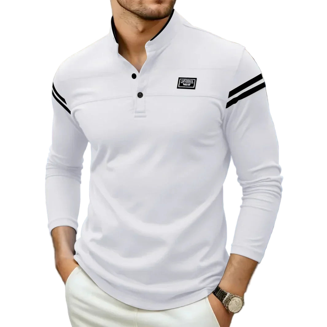 Chemise Manches Longues Homme – Design Boutonné Moderne Décontracté