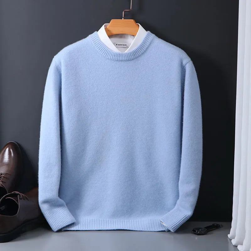 Pull Classique Homme – Col Rond Intemporel pour Look Quotidien
