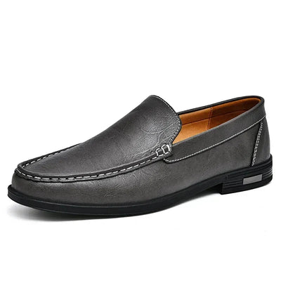 Mocassins à enfiler de style vintage pour hommes