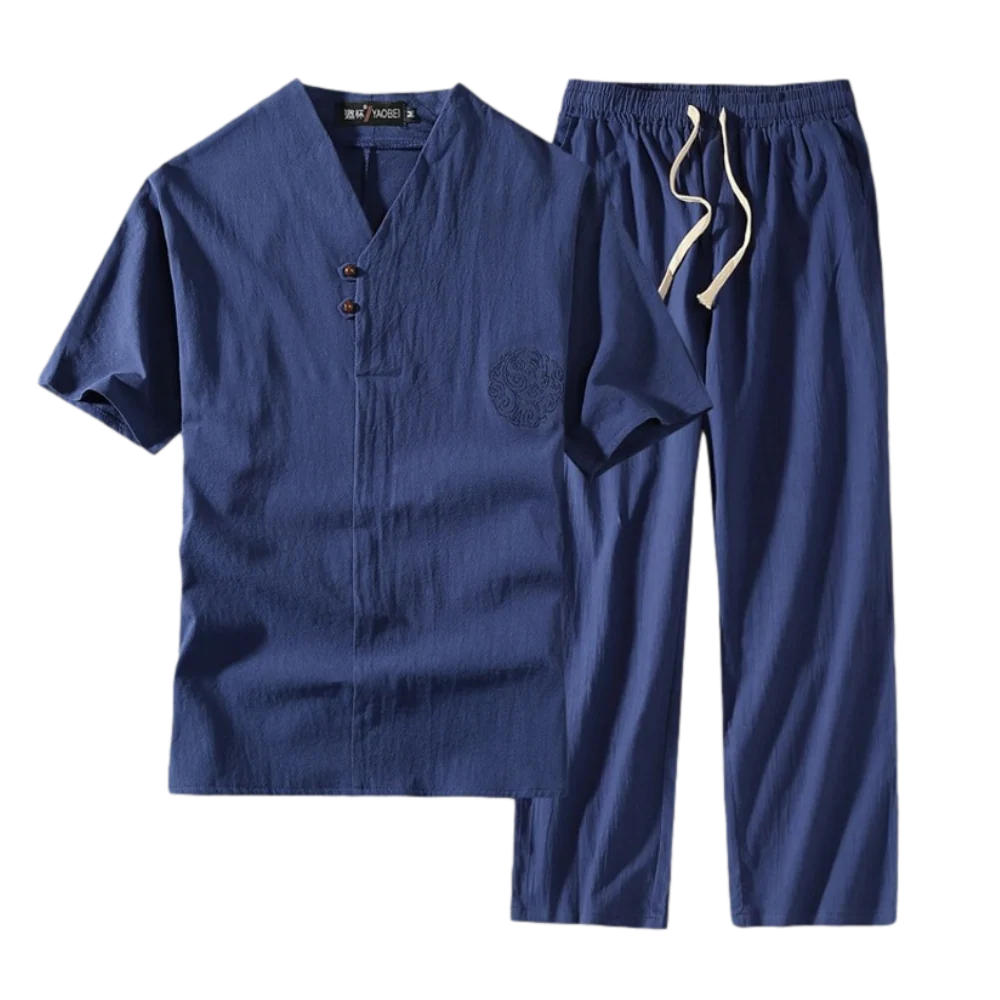 Ensemble Décontracté Moderne pour Homme – Bleu