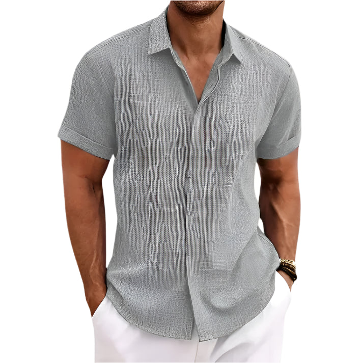 Chemise décontractée à manches courtes pour hommes