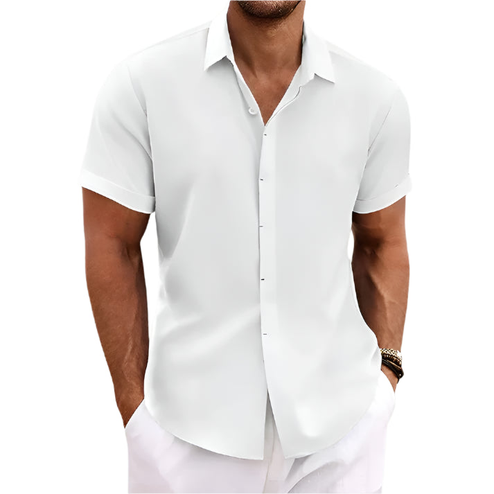 Chemise décontractée à manches courtes pour hommes