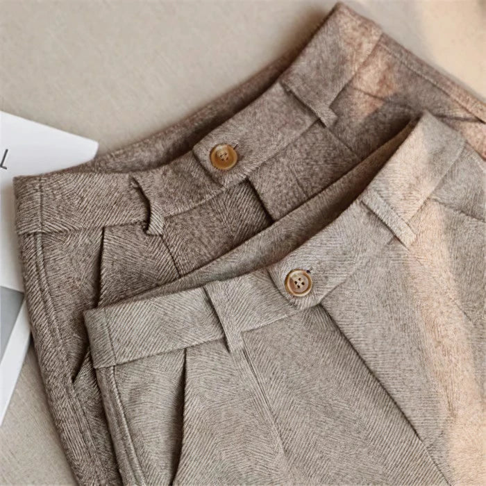 Pantalon en Laine Homme – Coupe Slim Raffinée pour Look Soigné