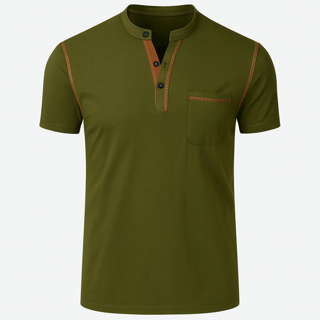 Polo Élégant Décontracté-Chic pour Homme – Green fince