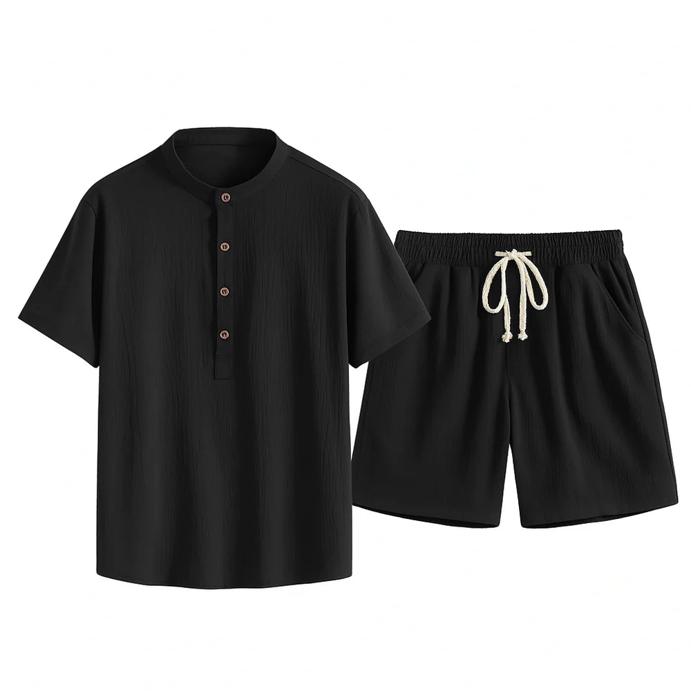 Ensemble d'été élégant pour hommes – Noir