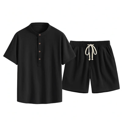 Ensemble d'été élégant pour hommes – Noir