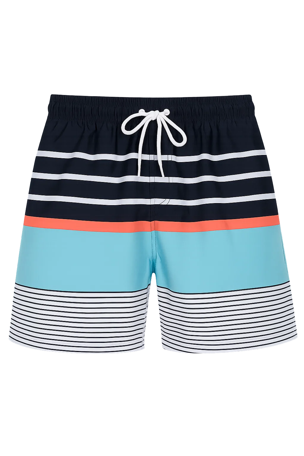 Short de plage estival tendance pour homme – Bleu océan