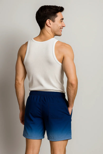 Short de plage estival tendance pour homme – Bleu foncé
