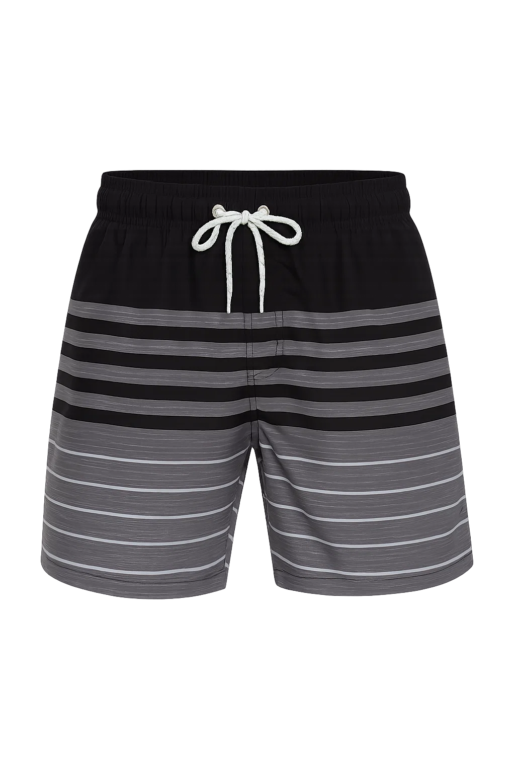 Short de plage estival tendance pour homme – Rayé noir
