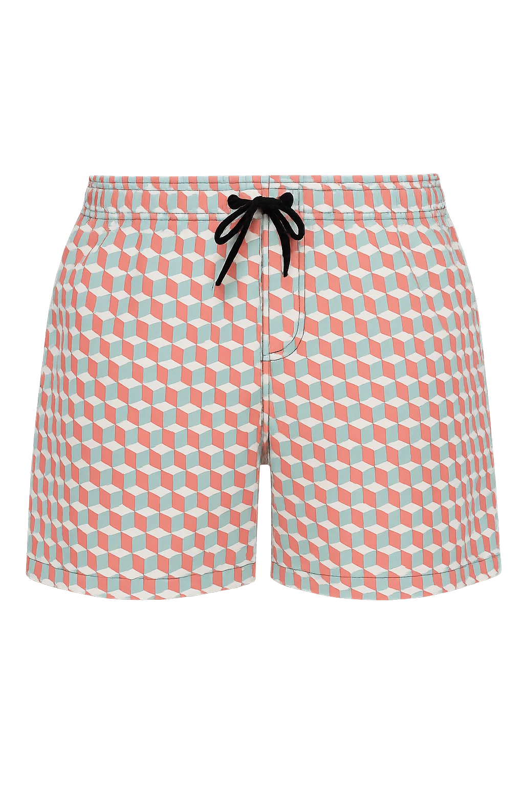 Short de plage estival tendance pour homme – Motifs roses