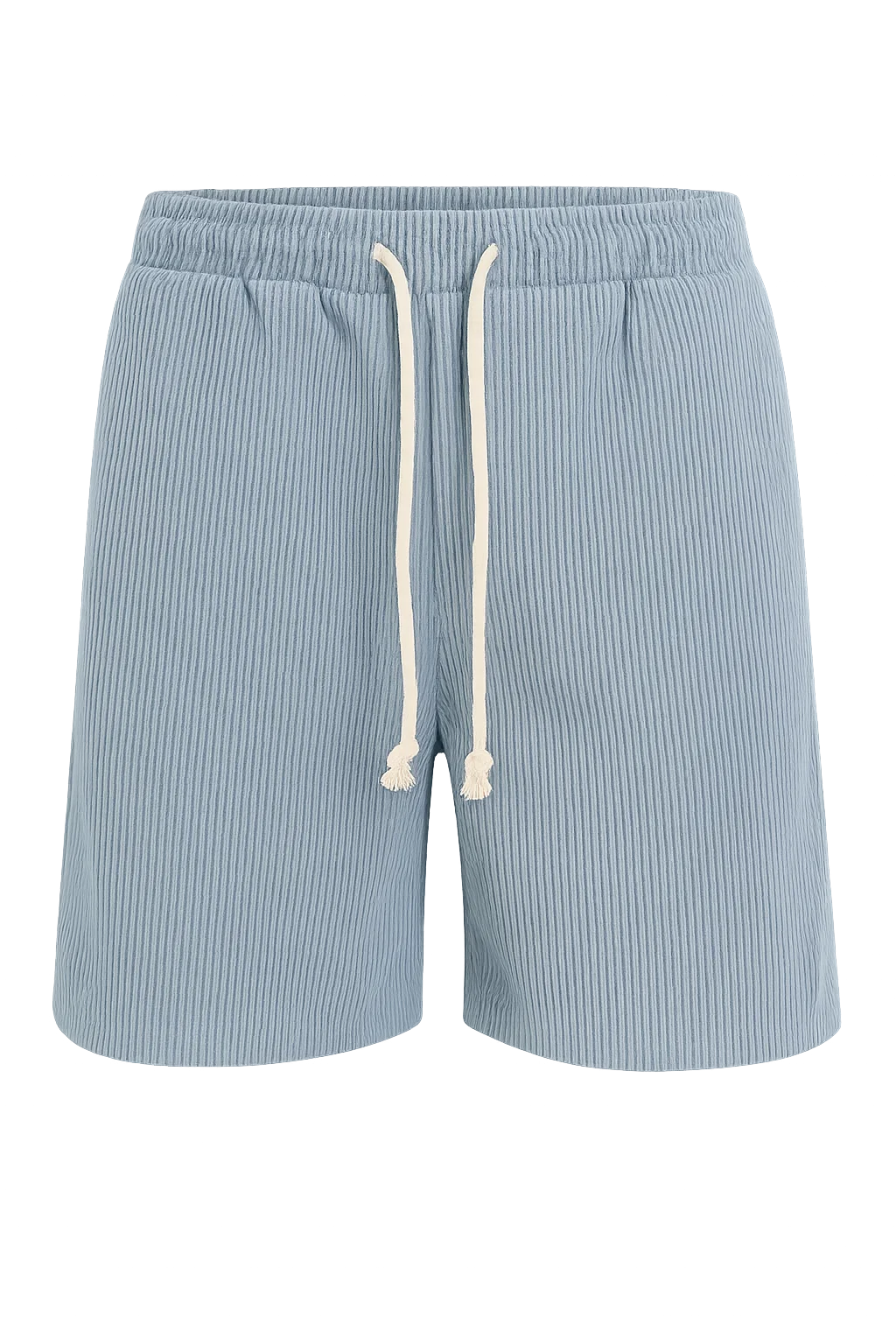 Shorts d'Été en Velours Côtelé Tendance pour Homme – Bleu