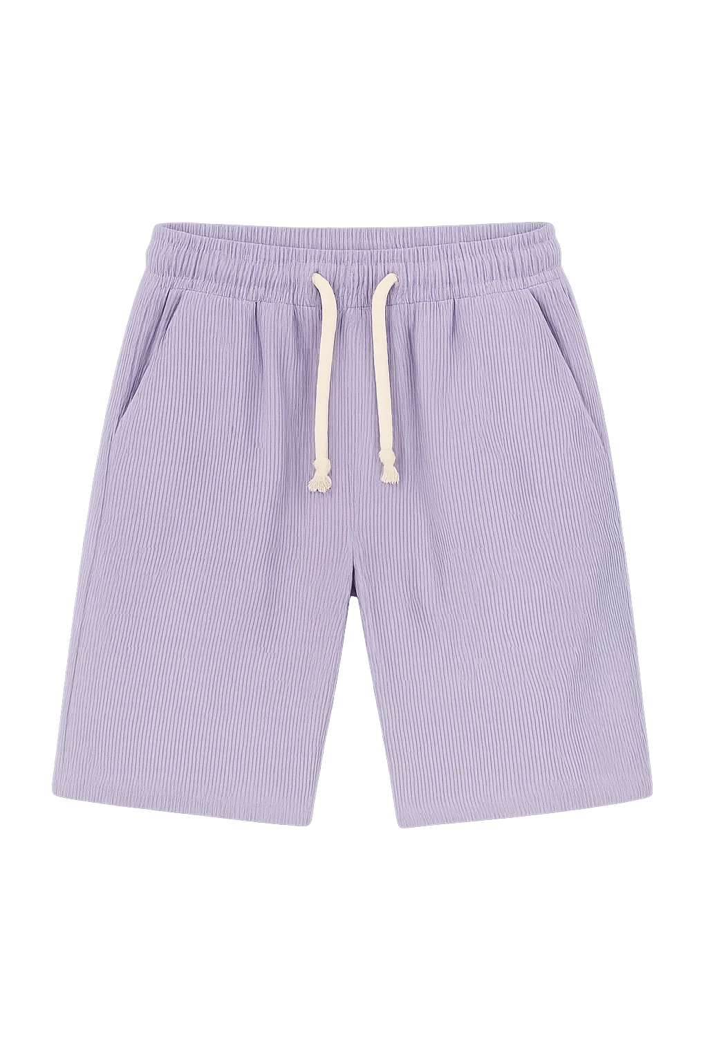 Shorts d'Été en Velours Côtelé Tendance pour Homme – Violet