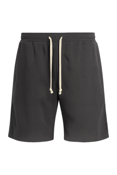Shorts d'Été en Velours Côtelé Tendance pour Homme – Noir