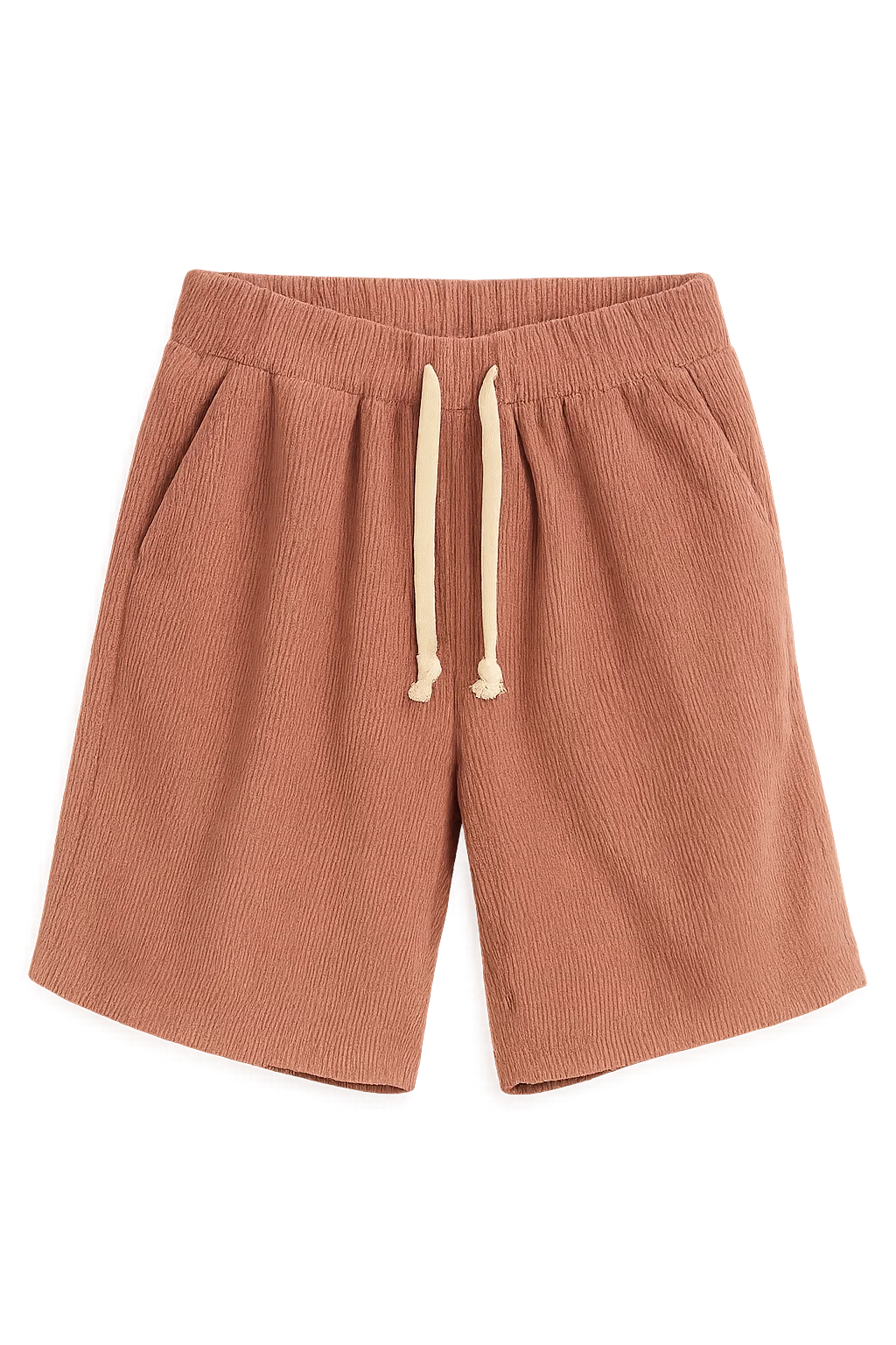 Shorts d'Été en Velours Côtelé Tendance pour Homme – Rose