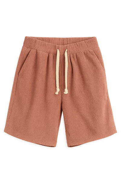 Shorts d'Été en Velours Côtelé Tendance pour Homme – Rose