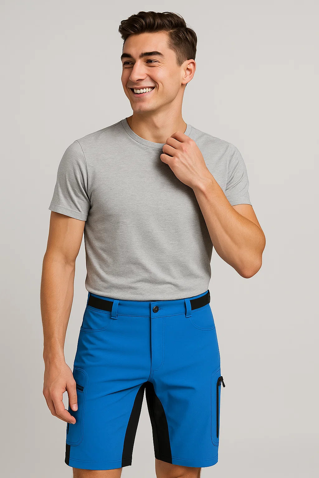 Shorts Classiques d’Extérieur pour Homme – Bleu clair