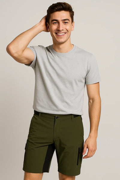 Shorts Classiques d’Extérieur pour Homme – Vert