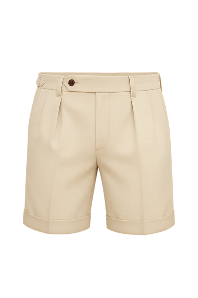 Short Classique Décontracté-Chic pour Homme – Blanc