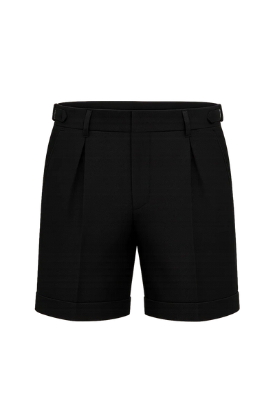 Short Classique Décontracté-Chic pour Homme – Noir