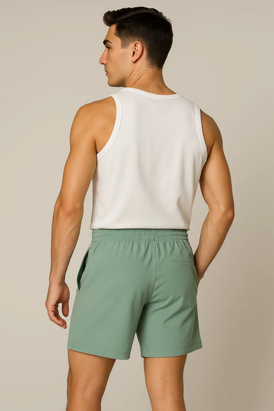 Short d'Été pour Homme au Style Moderne – Vert