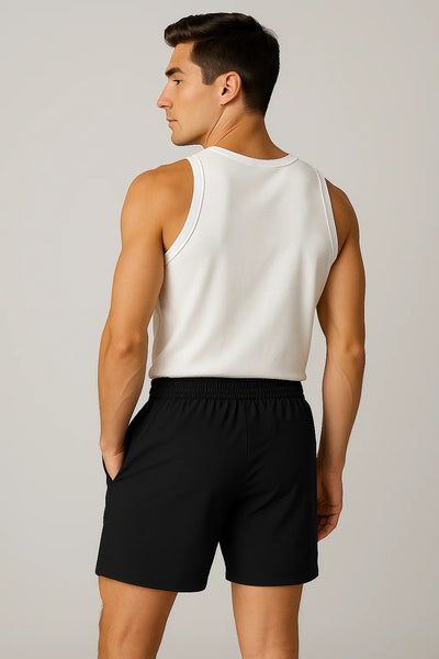 Short d'Été pour Homme au Style Moderne – Noir