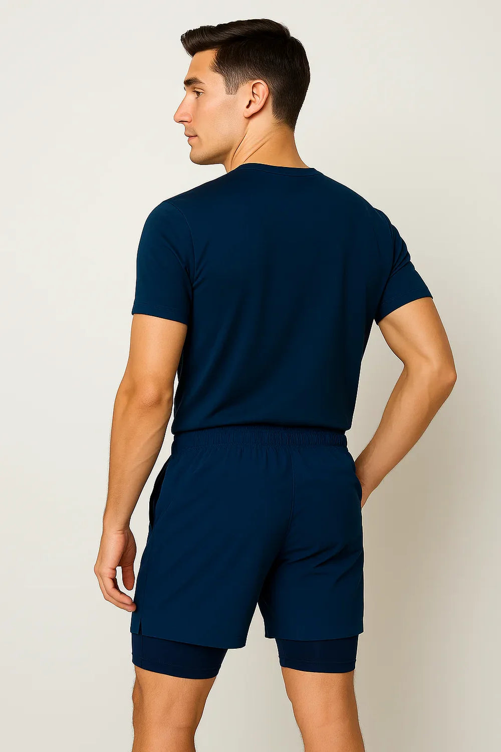 Short de Bain Décontracté d'Été pour Homme – Bleu foncé