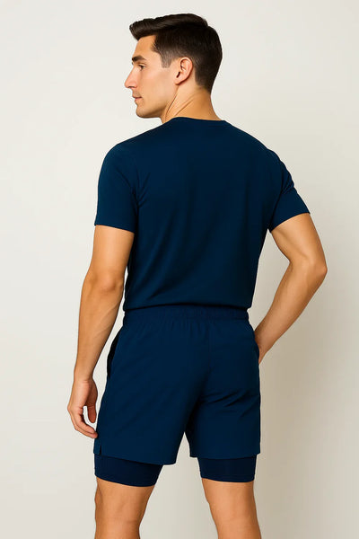 Short de Bain Décontracté d'Été pour Homme – Bleu foncé