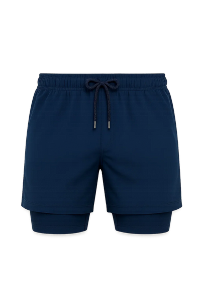 Short de Bain Décontracté d'Été pour Homme – Bleu foncé