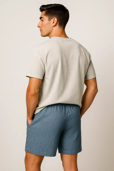Short d'Été Décontracté au Style Moderne pour Homme – Gris foncé