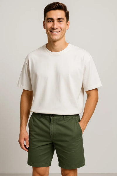 Short d'Été Décontracté Tendance pour Homme – Vert