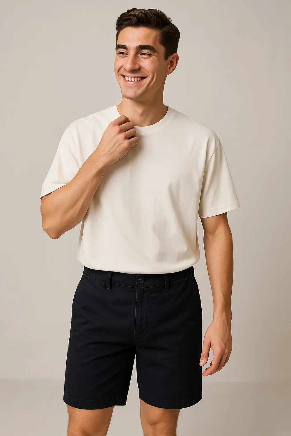 Short d'Été Décontracté Tendance pour Homme – Noir