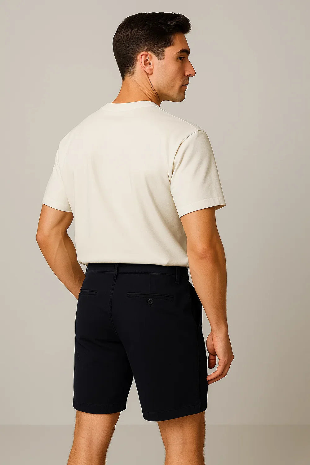 Short d'Été Décontracté Tendance pour Homme – Noir