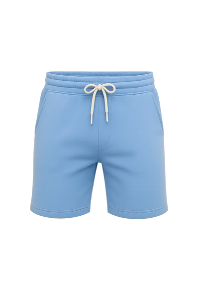 Short d'Été Ajusté Moderne pour Homme – Bleu